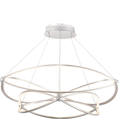 Futurystyczna lampa wisząca LED 80 cm Weave Maytoni MOD062PL-L103CH3K