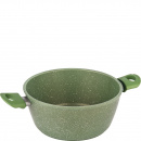 Garnek aluminiowy 4,1 Litra Anima Verde Barazzoni z dwoma uchwytami 85500202449