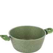 Garnek aluminiowy 4,1 Litra Anima Verde Barazzoni z dwoma uchwytami 85500202449