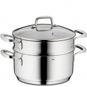 Garnek do gotowania na parze stalowy z pokrywą 2,4 Litra Flavoria Kela KE-10190