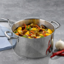 Garnek stalowy ze szklaną pokrywą 5,5 Litra Flavoria Kela KE-10176