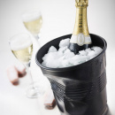 Gnieciony kubek porcelanowy na lód Revol Froisses czarny RV-641916-1