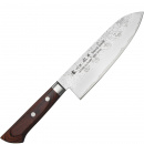 Japoński Nóż kuchenny Santoku Satake Unique Clad brązowy 17cm 803-328