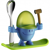 Kieliszek na jajko z łyżeczką WMF niebieski 0616687620