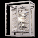 Kinkiet chromowany, kryształy w klatce Tening Maytoni MOD060WL-01CH