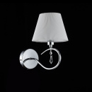 Kinkiet chromowany z prążkowanym abażurem Talia Maytoni Modern MOD334-WL-01-N