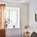 Kinkiet duży - lampa ścienna z naturalnych piór EOS Up UMAGE 70 cm 02141