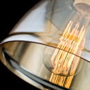 Kinkiet industrialny bursztynowe szkło Irving Maytoni Loft T163-01-R