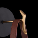 Kinkiet klatka na skórzanym pasku Indiana Maytoni Modern MOD544WL-01B