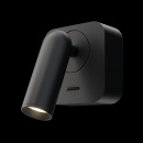 Kinkiet LED regulowany z włącznikiem Mirax Maytoni czarny C039WL-L3B3K