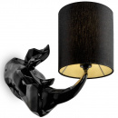 Kinkiet nosorożec czarny Nashorn Maytoni MOD470WL-01B