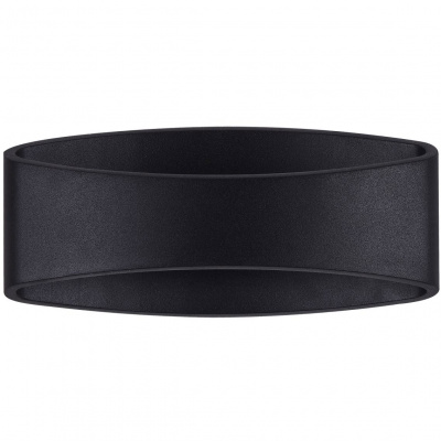 Kinkiet nowoczesny, czarny, owalny Trame Maytoni Modern C806WL-L5B