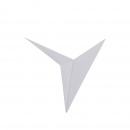 Kinkiet nowoczesny, trójkątny, biały Trame Maytoni Modern C808WL-L3W