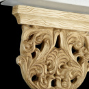 Kinkiet ścienny z dekoracyjną podstawą Cipresso Maytoni Classic H034-WL-02-R