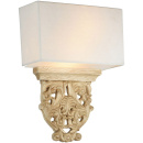 Kinkiet ścienny z dekoracyjną podstawą Cipresso Maytoni Classic H034-WL-02-R