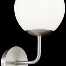 Kinkiet szklana kula na niklowanej podstawie Erich Maytoni Modern MOD221-WL-01-N