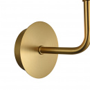 Kinkiet szklana kula na złotej, prostej podstawie Erich Maytoni Modern MOD221-WL-01-G