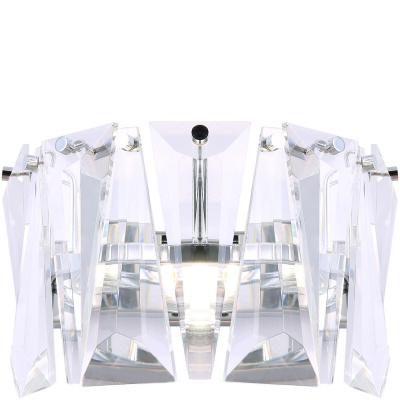 Kinkiet szklany do salonu Puntes Maytoni MOD043WL-01CH