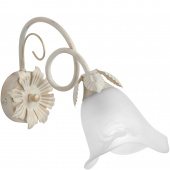 Kinkiet w kształcie kwiatu beżowo-złoty Vitaluce VE1646-3/1A