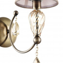 Kinkiet ze szklaną podstawą i kryształami Murano Maytoni Classic RC855-WL-01-R