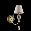 Kinkiet ze szklaną podstawą i kryształami Murano Maytoni Classic RC855-WL-01-R