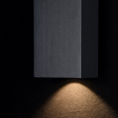 Kinkiet zewnętrzny LED IP54 prostokątny, podwójny Times Square Maytoni O581WL-L6B