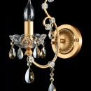 Kinkiet złoty z kryształkami Sevilla Maytoni Classic DIA004-01-G