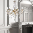 Klasyczny żyrandol kryształowy na 5 żarówek Maria Teresa Candellux 35-94646