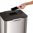 Kosz do segregacji śmieci w kuchni stalowy Totem Max Joseph Joseph 60 Litrów 30060