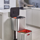 Kosz do segregacji śmieci w kuchni stalowy Totem Max Joseph Joseph 60 Litrów 30060