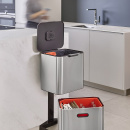Kosz do segregacji śmieci w kuchni stalowy Totem Max Joseph Joseph 60 Litrów 30060