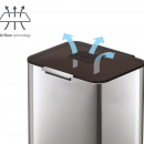 Kosz do segregacji śmieci w kuchni stalowy Totem Max Joseph Joseph 60 Litrów 30060