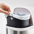 Kosz łazienkowy podwójny Split Joseph Joseph stalowo-biały 70520