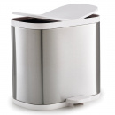 Kosz łazienkowy podwójny Split Joseph Joseph stalowo-biały 70520