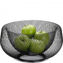Kosz na owoce, metalowa, czarna siateczka Marlo Kela KE-12511