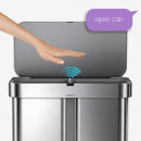 Kosz na śmieci podwójny, czujnik ruchu i głosu Liner Pocket simplehuman ST2036