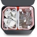 Kosz na śmieci podwójny, segregacja, grafitowy Totem Max Joseph Joseph 60 Litrów 30062