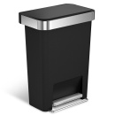 Kosz pedałowy Liner Pocket 45L simplehuman czarny CW1385CB