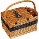 Kosz piknikowy dla 2 osób z komorą na butelki wina Cilio Cernobbio CI-156621