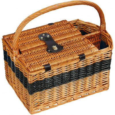 Kosz piknikowy dla 2 osób z komorą na butelki wina Cilio Cernobbio CI-156621