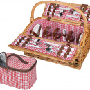 Kosz piknikowy dla czterech osób z torbą termiczną Rivoli Cilio CI-156805