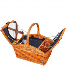 Kosz piknikowy dla dwóch osób z przegrodą termiczną Salerno Cilio CI-156812