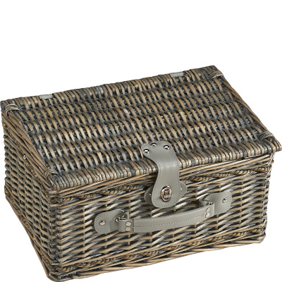 Kosz piknikowy wiklinowy z wyposażeniem dla dwóch osób Cilio Stresa CI-155716