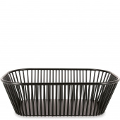 Koszyk na pieczywo i owoce 29x18 cm Revol Touch czarny, stalowy RV-650496-1