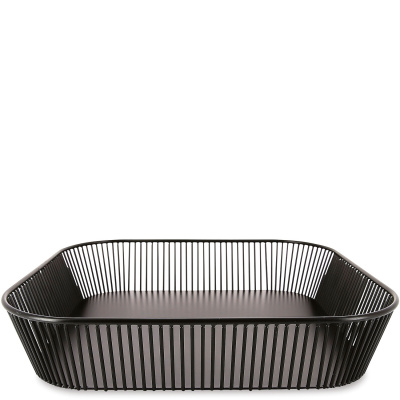 Koszyk stalowy na pieczywo 35x35 cm Revol Touch czarny RV-650499-1