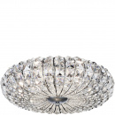Kryształowa lampa sufitowa okrągła Broche Maytoni Classic DIA902-04-N