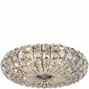 Kryształowa lampa sufitowa okrągła Broche Maytoni Classic DIA902-04-N