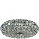 Kryształowa lampa sufitowa okrągła Broche Maytoni Classic DIA902-04-N