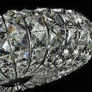 Kryształowa lampa sufitowa okrągła Broche Maytoni Classic DIA902-04-N