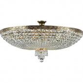 Kryształowa lampa sufitowa Palace Maytoni Classic DIA890-CL-10-G